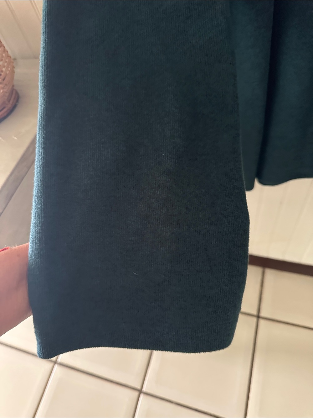 Old Navy Dark Teal Cozy Mock Neck Tunic Sweater NEW sz XXL - Picture 6 of 9